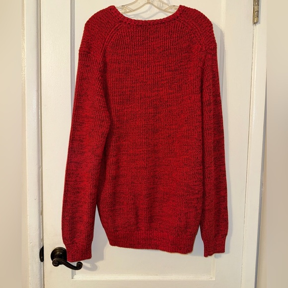 INC International Concepts Men's Red Crewneck Sweater Sz XL - Picture 6 of 7